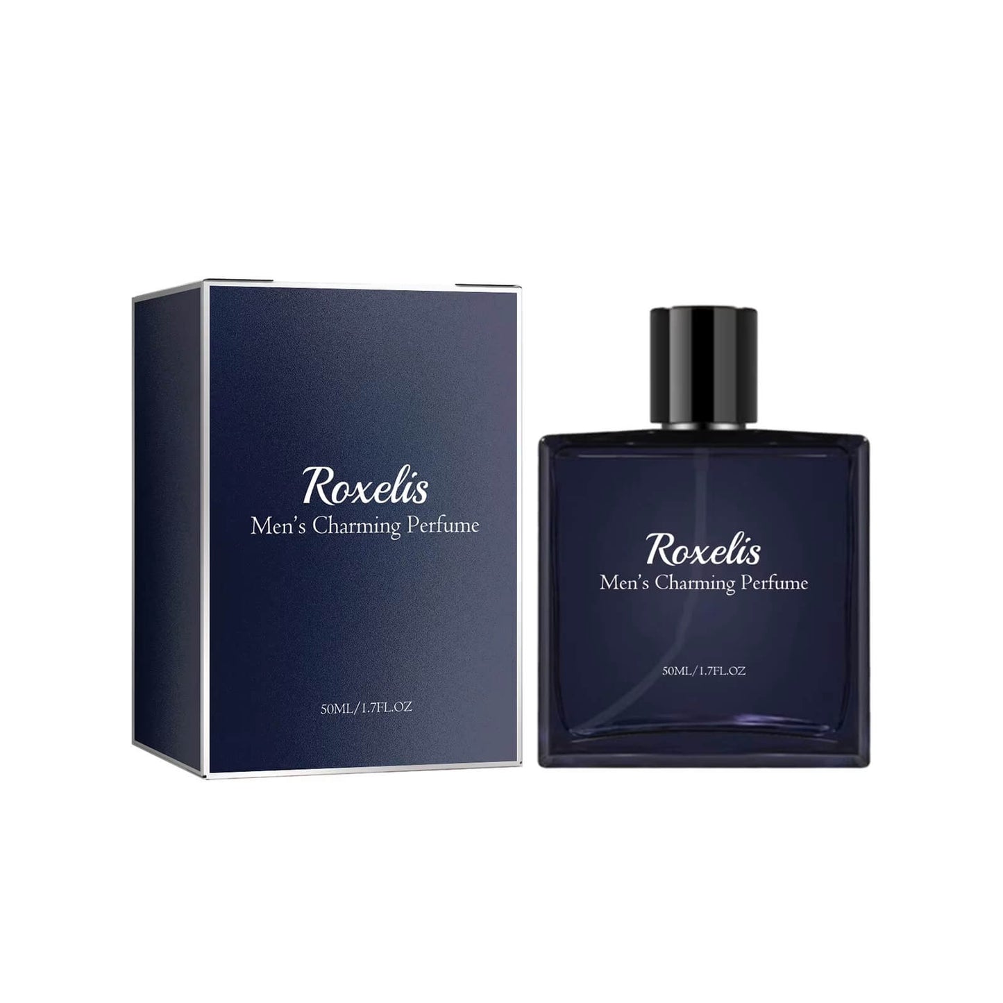 Roxelis Magnífico: Colônia Masculina Duradoura com Feromônios, 50ml para Conquista