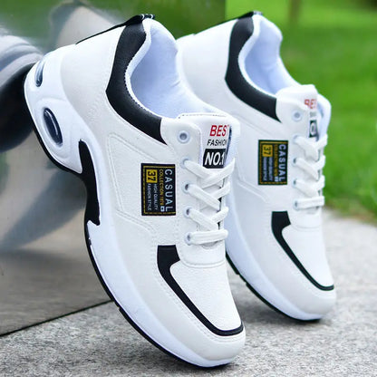 Men's new waterproof leather shoes Casual Comfort Male Sneakers Outdoor Breathable trend Shoe Masculino fashion Mens Shoes